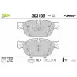 VALEO 302135 - Jeu de 4 plaquettes de frein avant