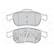 VALEO 302207 - Jeu de 4 plaquettes de frein avant