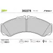VALEO 302278 - Jeu de 4 plaquettes de frein avant