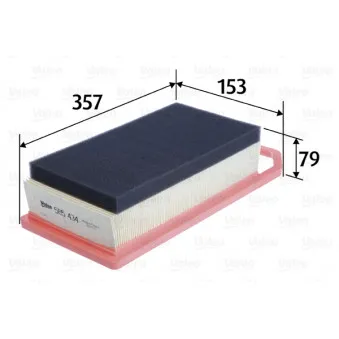Filtre à air VALEO OEM 1444CW