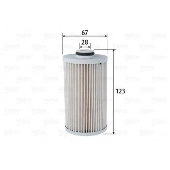 Filtre à carburant VALEO OEM 16901RL0G01
