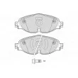 VALEO 601702 - Jeu de 4 plaquettes de frein avant