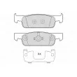 VALEO 601716 - Jeu de 4 plaquettes de frein avant