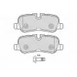 VALEO 601726 - Jeu de 4 plaquettes de frein arrière
