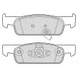 VALEO 601732 - Jeu de 4 plaquettes de frein avant