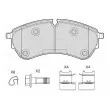 VALEO 601762 - Jeu de 4 plaquettes de frein avant