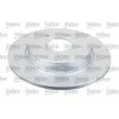 VALEO 672628 - Jeu de 2 disques de frein arrière