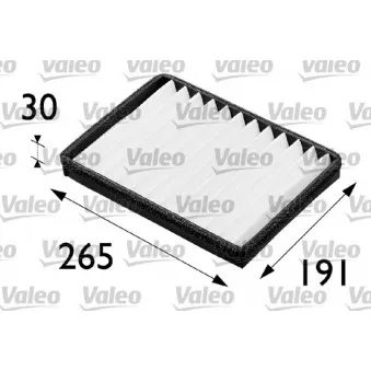 Filtre, air de l'habitacle VALEO OEM 3A0819638