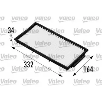 Filtre, air de l'habitacle VALEO OEM 64311390836
