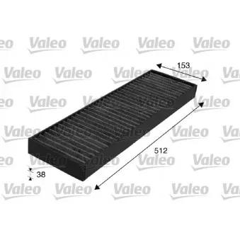 Filtre, air de l'habitacle VALEO OEM 647989