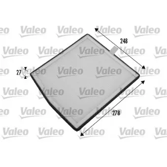 Filtre, air de l'habitacle VALEO OEM 30676413