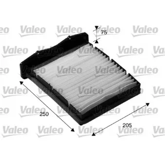 Filtre, air de l'habitacle VALEO OEM JKR100280
