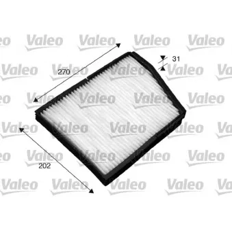 Filtre, air de l'habitacle VALEO OEM 96207422