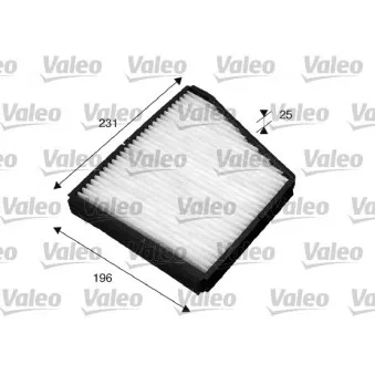 Filtre, air de l'habitacle VALEO OEM 96190645