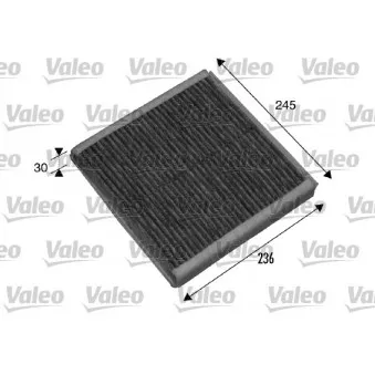 Filtre, air de l'habitacle VALEO OEM 64316915764