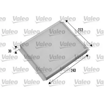 Filtre, air de l'habitacle VALEO OEM 6808604