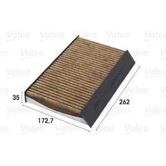 Filtre, air de l'habitacle VALEO OEM 272773488R