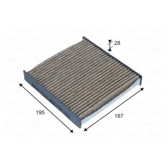 VALEO 701035 - Filtre, air de l'habitacle