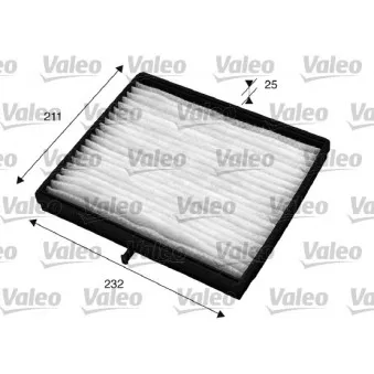 Filtre, air de l'habitacle VALEO OEM 96554421