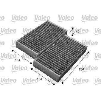 Filtre, air de l'habitacle VALEO OEM A1648300218