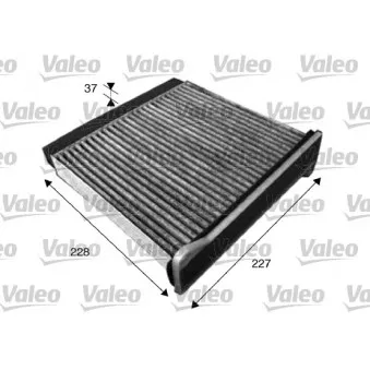 Filtre, air de l'habitacle VALEO OEM XR398288