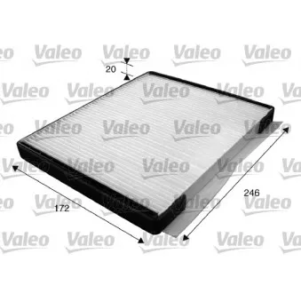 Filtre, air de l'habitacle VALEO OEM 971331E100