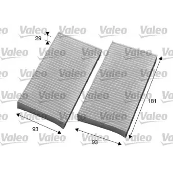 Filtre, air de l'habitacle VALEO OEM 08R79S2H600