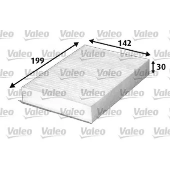 Filtre, air de l'habitacle VALEO OEM 4710210
