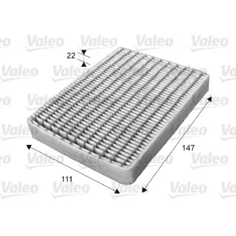 Filtre, air de l'habitacle VALEO OEM 9999Z07019