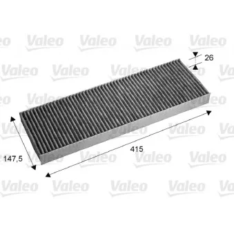 Filtre, air de l'habitacle VALEO OEM 1808608