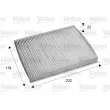 Filtre, air de l'habitacle VALEO [715686]