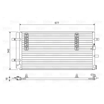 Condenseur, climatisation VALEO 814419 pour AUDI A6 2.8 FSI - 204cv