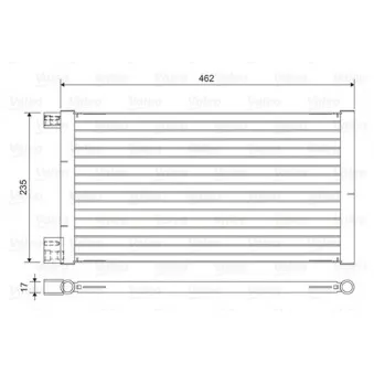 Condenseur, climatisation VALEO 814433