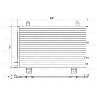 VALEO 814460 - Condenseur, climatisation