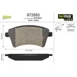 VALEO 872693 - Jeu de 4 plaquettes de frein avant