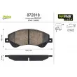 VALEO 872818 - Jeu de 4 plaquettes de frein avant