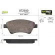 VALEO 872930 - Jeu de 4 plaquettes de frein avant