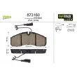 VALEO 873160 - Jeu de 4 plaquettes de frein avant