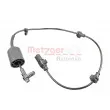 Capteur, vitesse de roue METZGER [09001378]