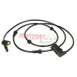 METZGER 0900978 - Capteur, vitesse de roue avant gauche