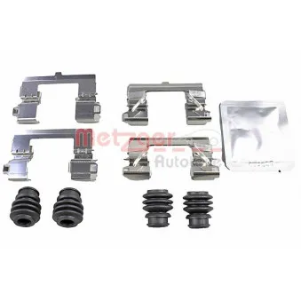 Kit d'accessoires, plaquette de frein à disque METZGER 109-0112