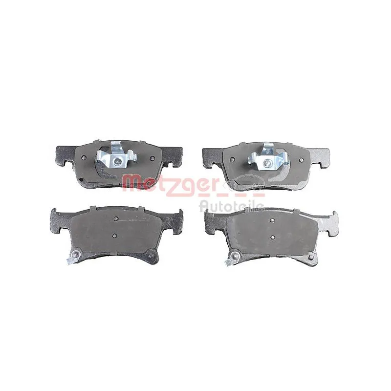 Jeu de 4 plaquettes de frein avant METZGER 1170878 - Visuel 1