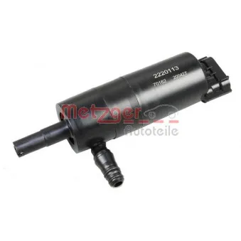 Pompe d'eau de nettoyage, nettoyage des phares METZGER 2220113 pour VOLKSWAGEN ATLAS 1.6 - 106cv