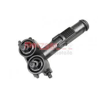 Gicleur d'eau de nettoyage, nettoyage des phares avant droit METZGER 2220628 pour PORSCHE CAYENNE Turbo S 4.8 - 550cv