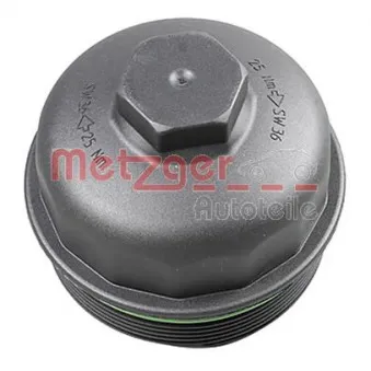 METZGER 2370071 - Couvercle, boîtier du filtre à huile