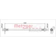 METZGER 4111744 - Flexible de frein arrière gauche