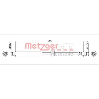 METZGER 4111764 - Flexible de frein