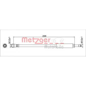 METZGER 4111786 - Flexible de frein