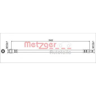 Flexible de frein METZGER OEM 1294281035