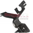 METZGER 4119901 - Support, flexible de frein avant gauche
